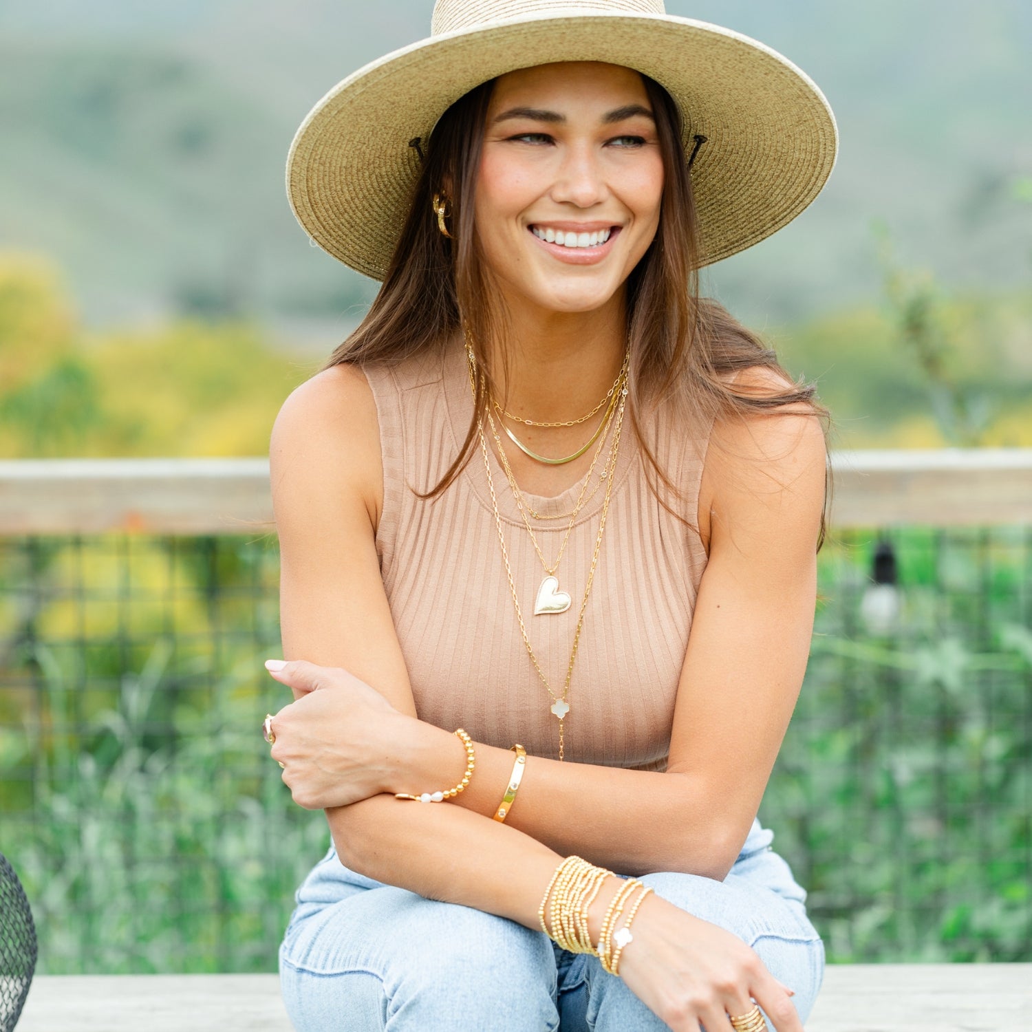 Long Quatrefoil Y Necklace - Splendid Iris