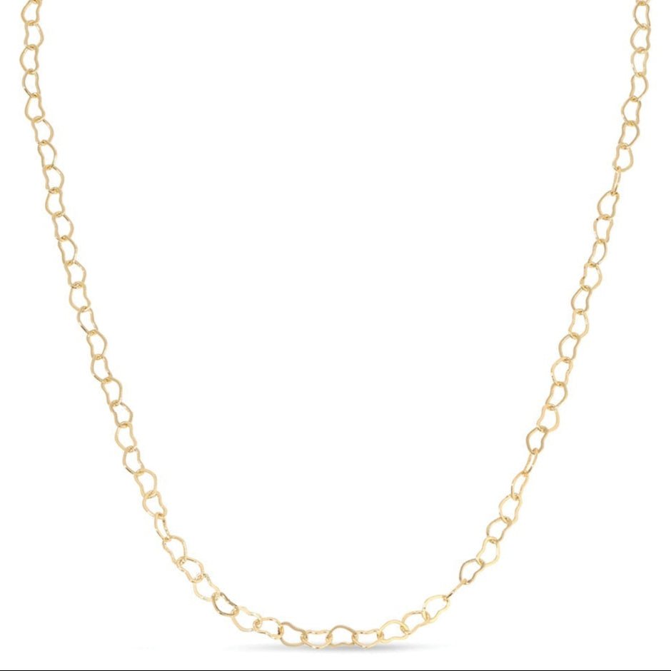 Love Unconditionally Heart Chain Necklace - Splendid Iris