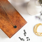 Music To My Ears Pendant Necklace - Splendid Iris