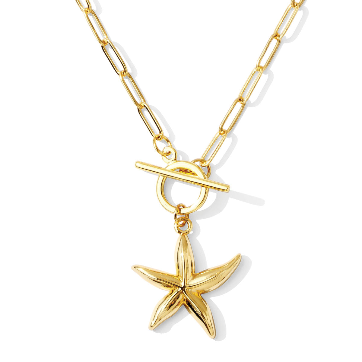 Starfish Toggle Pendant - Splendid Iris