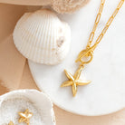 Starfish Toggle Pendant - Splendid Iris