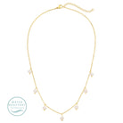 Sweet Pearl Accented Necklace, Water Resistant - Splendid Iris