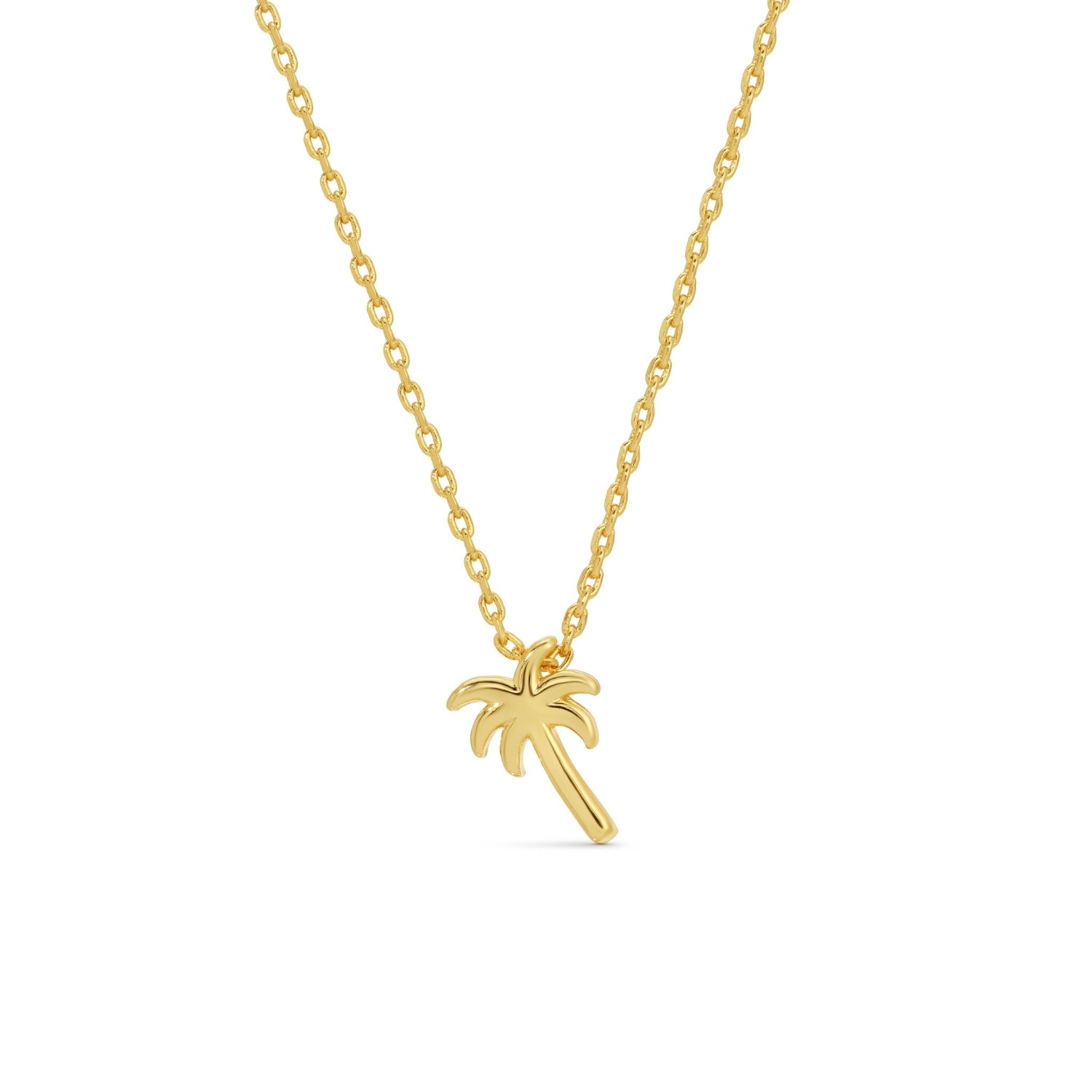 Sweetest Palm Tree Necklace - Splendid Iris