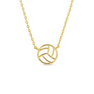 Volleyball Petite Sports Necklace - Splendid Iris