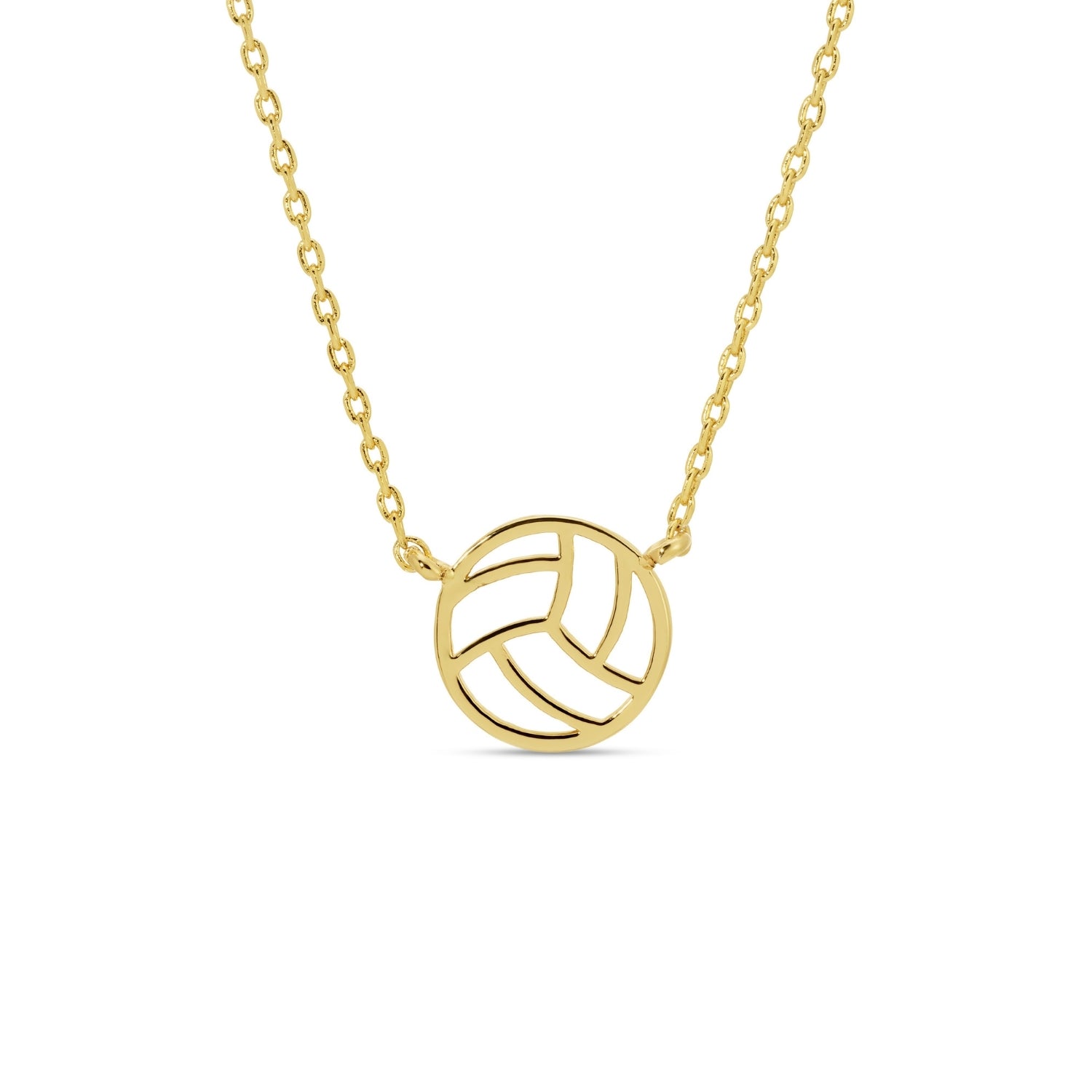 Volleyball Petite Sports Necklace - Splendid Iris