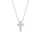 Small Simple Cross Necklace - Splendid Iris