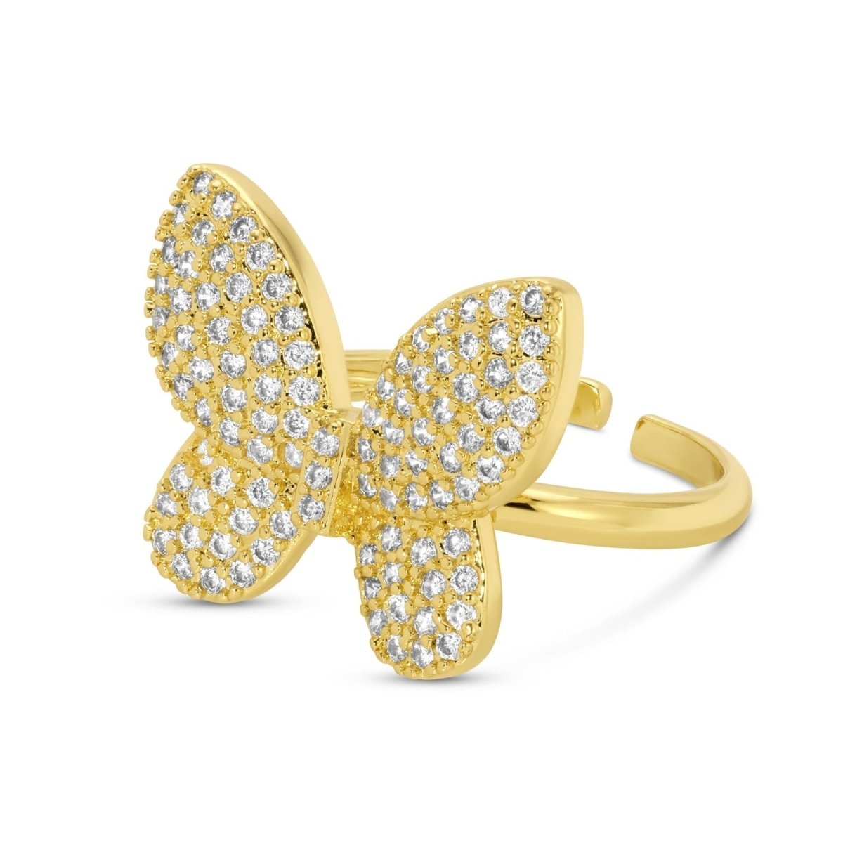 Stronger than Before Butterfly Statement Ring - Splendid Iris