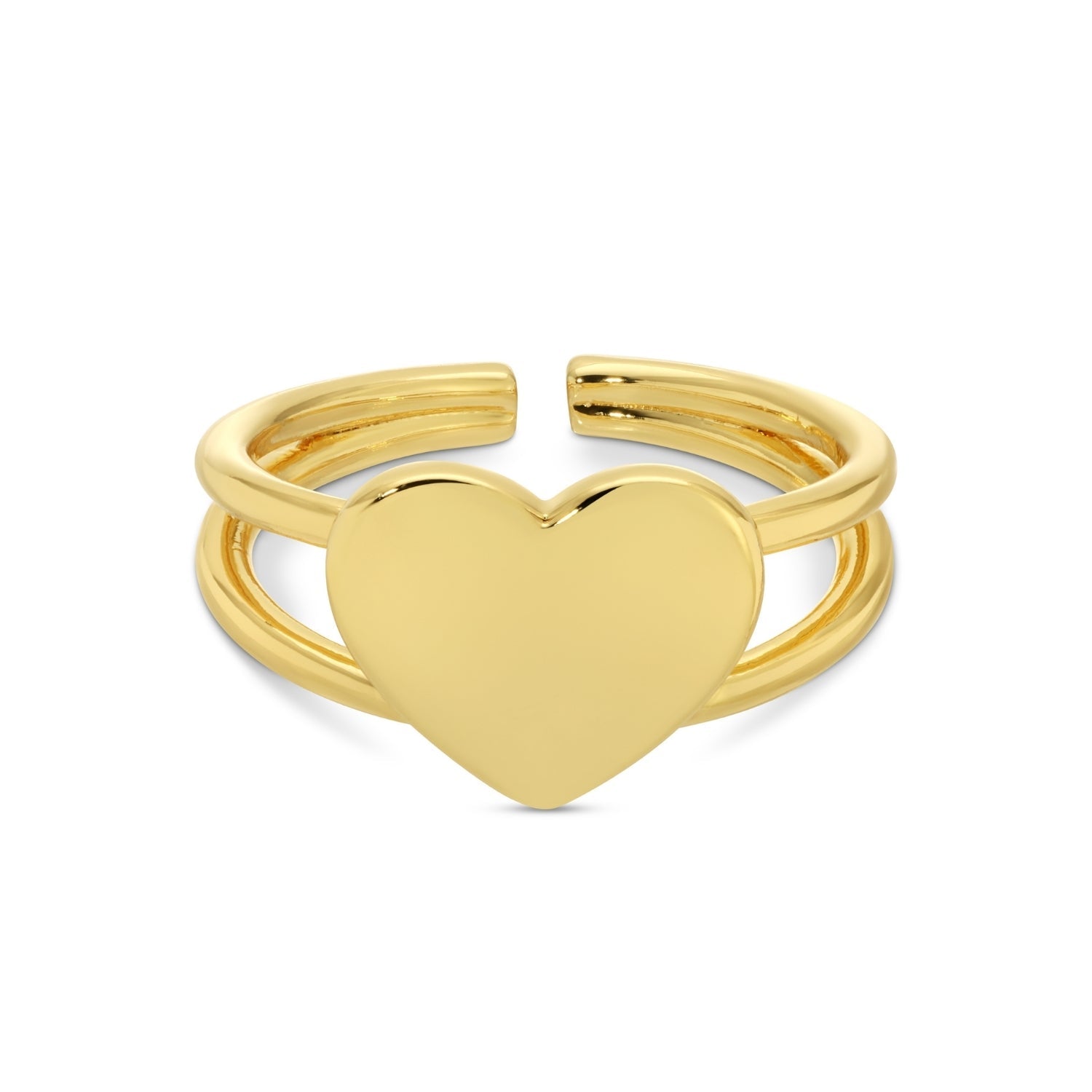 Adjustable Heart Ring - Splendid Iris