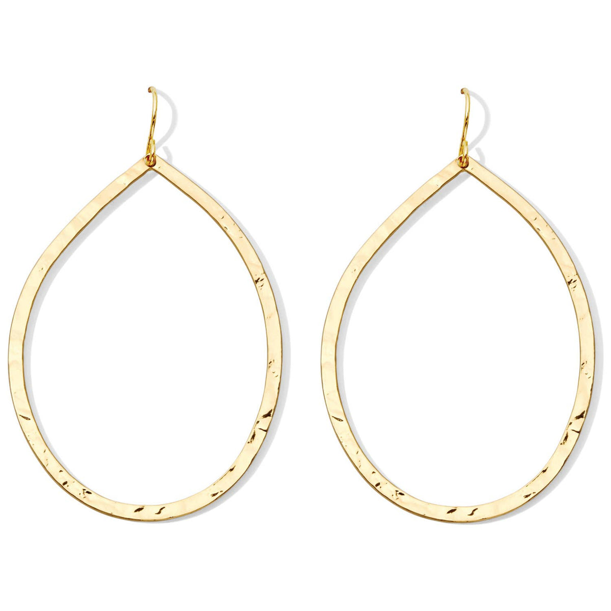 Hammered hot sale teardrop earrings