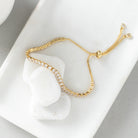 3mm Cubic Zirconia Pulley Tennis Bracelet