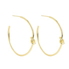 Delicate Knot Hoop - Splendid Iris