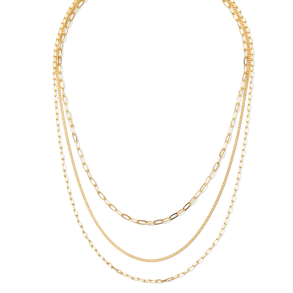 Multi Layer Delicate Necklace - Splendid Iris