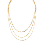 Multi Layer Delicate Necklace - Splendid Iris