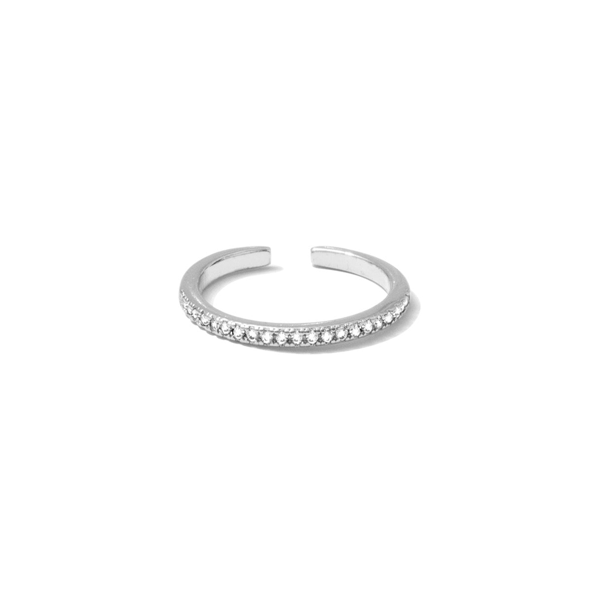 Ultra Delicate Pavé Ring - Splendid Iris