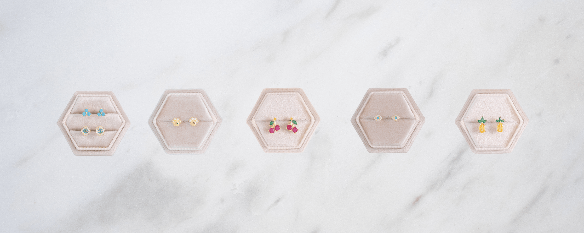 VELVET EARRING SETS - Splendid Iris