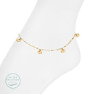 Contemporary Charm Anklet, Water Resistant - Splendid Iris