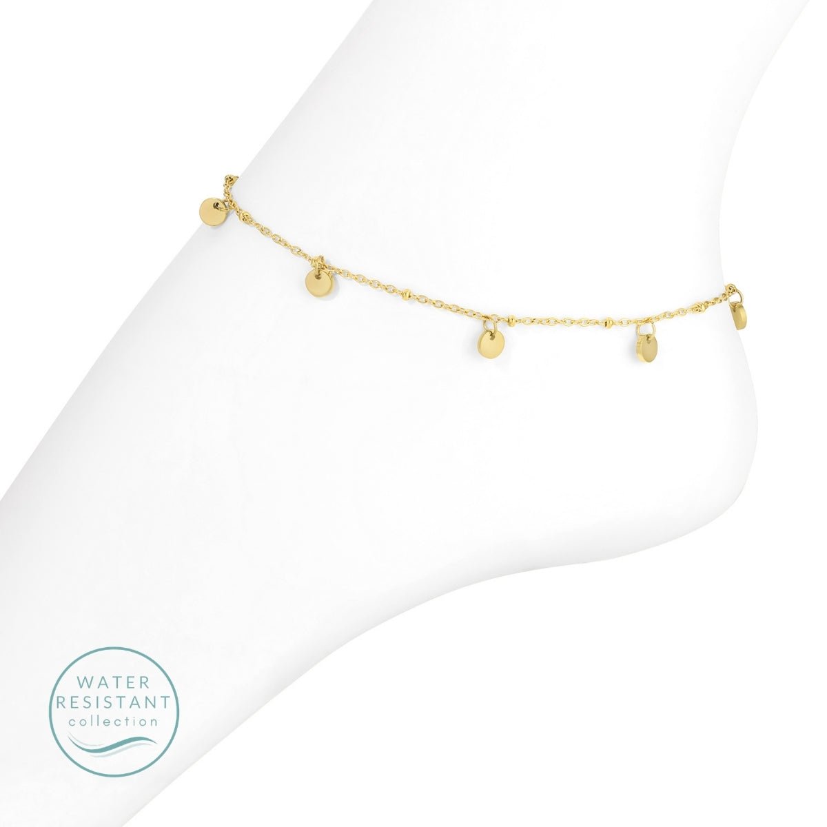 Contemporary Charm Anklet, Water Resistant - Splendid Iris