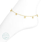 Contemporary Charm Anklet, Water Resistant - Splendid Iris