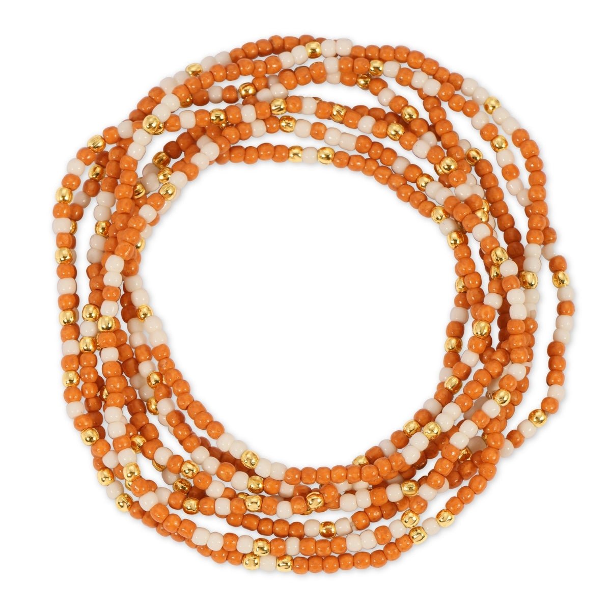 Set/8 Stretch Beaded Game Day Bracelets - Splendid Iris