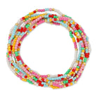 Set/8 Assorted 2mm Seed Bead Bracelets - Splendid Iris