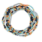 Set/8 Assorted 2mm Seed Bead Bracelets - Splendid Iris