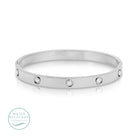 Sparkle Hinged Bracelet Water Resistant - Splendid Iris