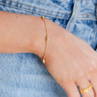 Multi - Heart Bracelet, Water Resistant - Splendid Iris