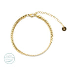 Herringbone Bracelet, Water Resistant - Splendid Iris