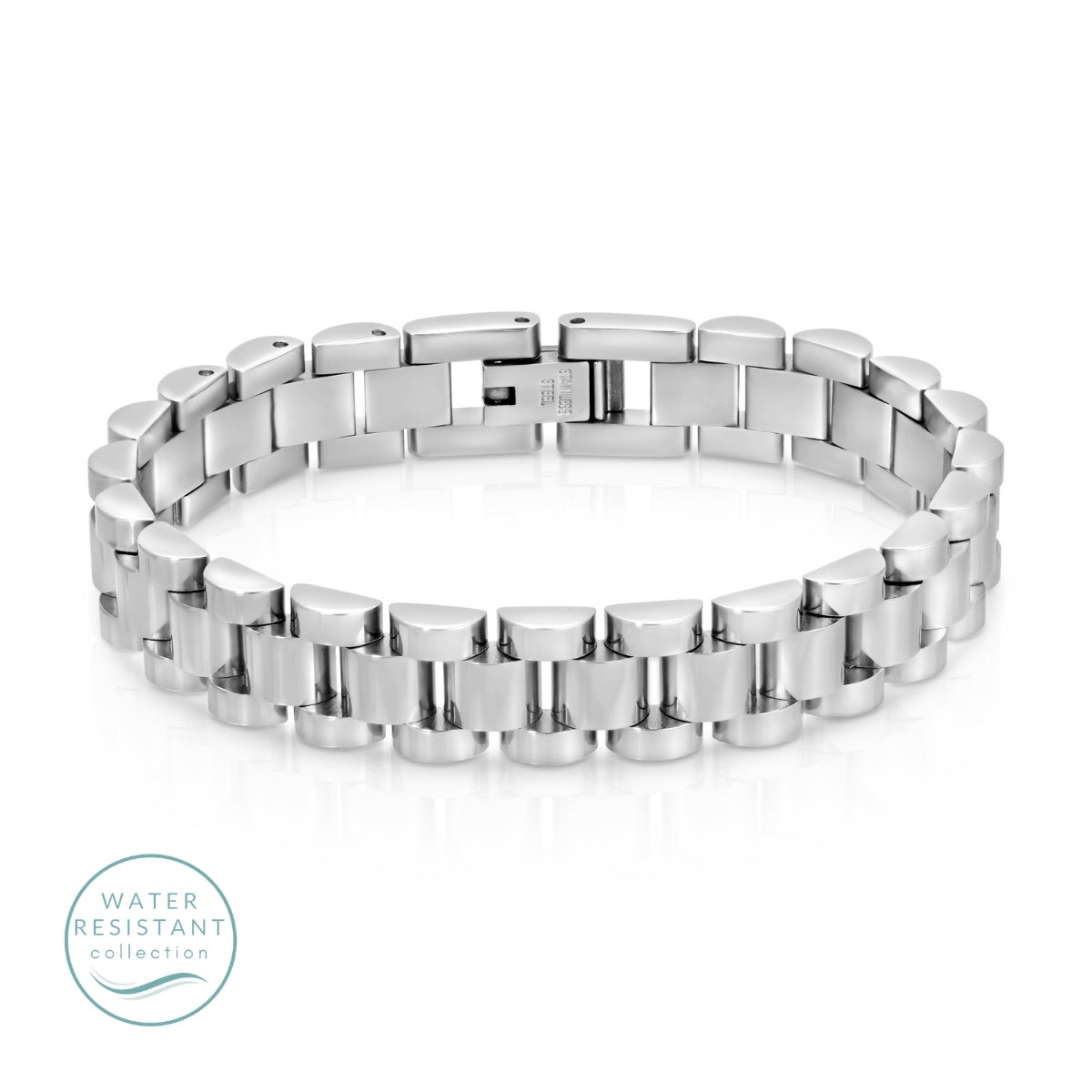 Slender Iconic Watch Strap Bracelet, Water-Resistant - Splendid Iris