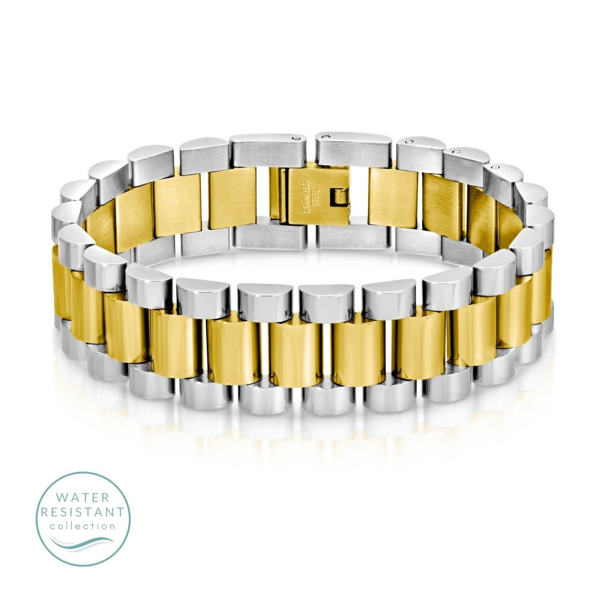 Bold Iconic Watch Strap Bracelet, Water-Resistant - Splendid Iris