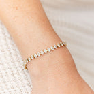 Oval Cubic Zirconia Tennis Bracelet, Water-Resistant - Splendid Iris