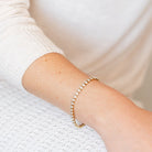 Oval Cubic Zirconia Tennis Bracelet, Water-Resistant - Splendid Iris