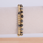 Stretch Bracelet Stone Duo - Splendid Iris