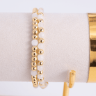 Stretch Bracelet Stone Duo - Splendid Iris