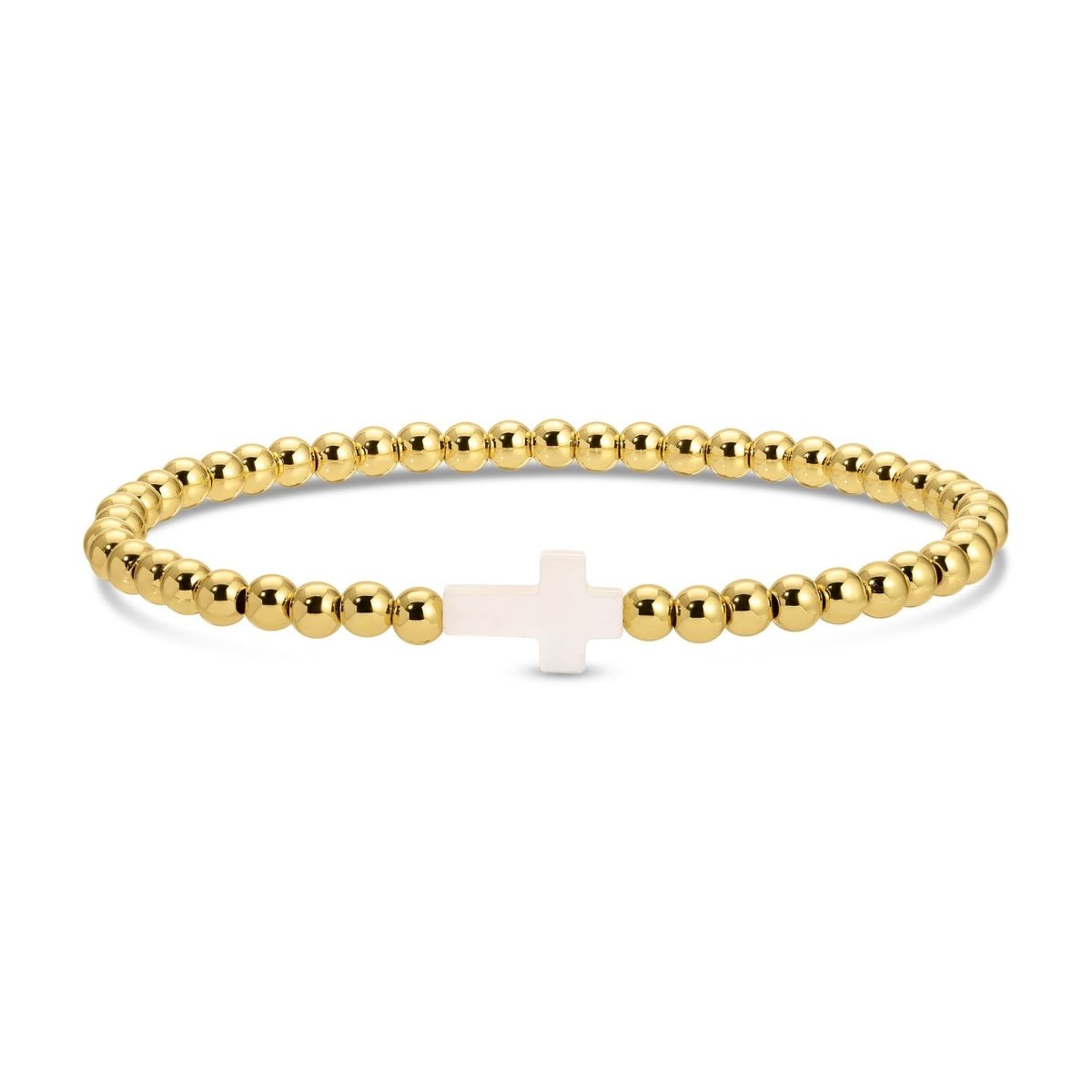 ブレスレット・バングル SELF INDULGENCE BRACELETS 18k Gold-Plated Cross Bracelets | Gifts Under $20 for Women