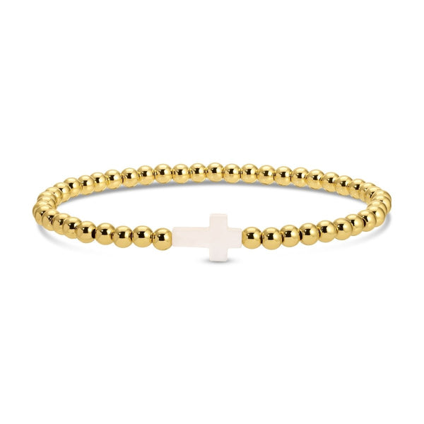 18k Gold-Plated Cross Bracelets | Gifts Under $20 for Women