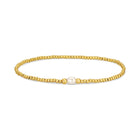 Minimal Pearl Gold Bead Bracelet - Splendid Iris