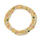 Set/4 Pearl & Crystal Accent Beaded Stretch Bracelet Set - Splendid Iris