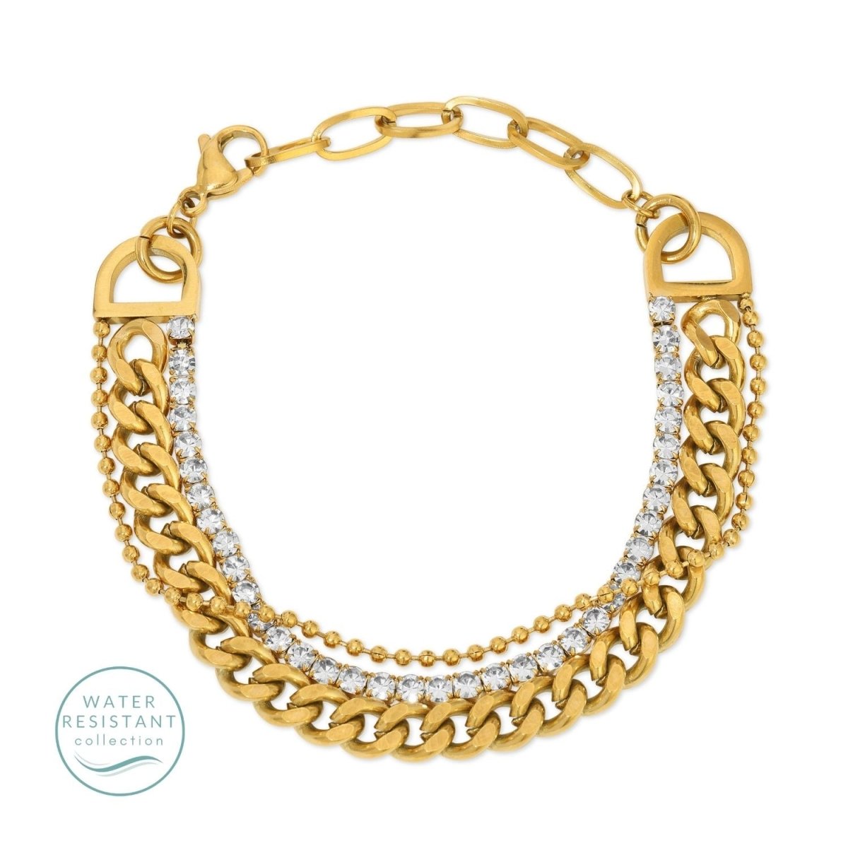 Water Resistant Statement Bracelet - Splendid Iris