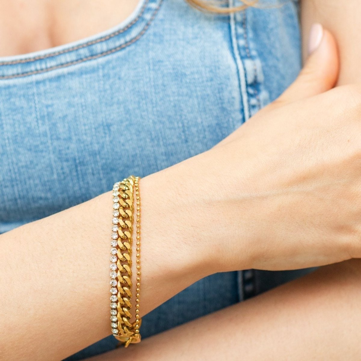 Water Resistant Statement Bracelet - Splendid Iris