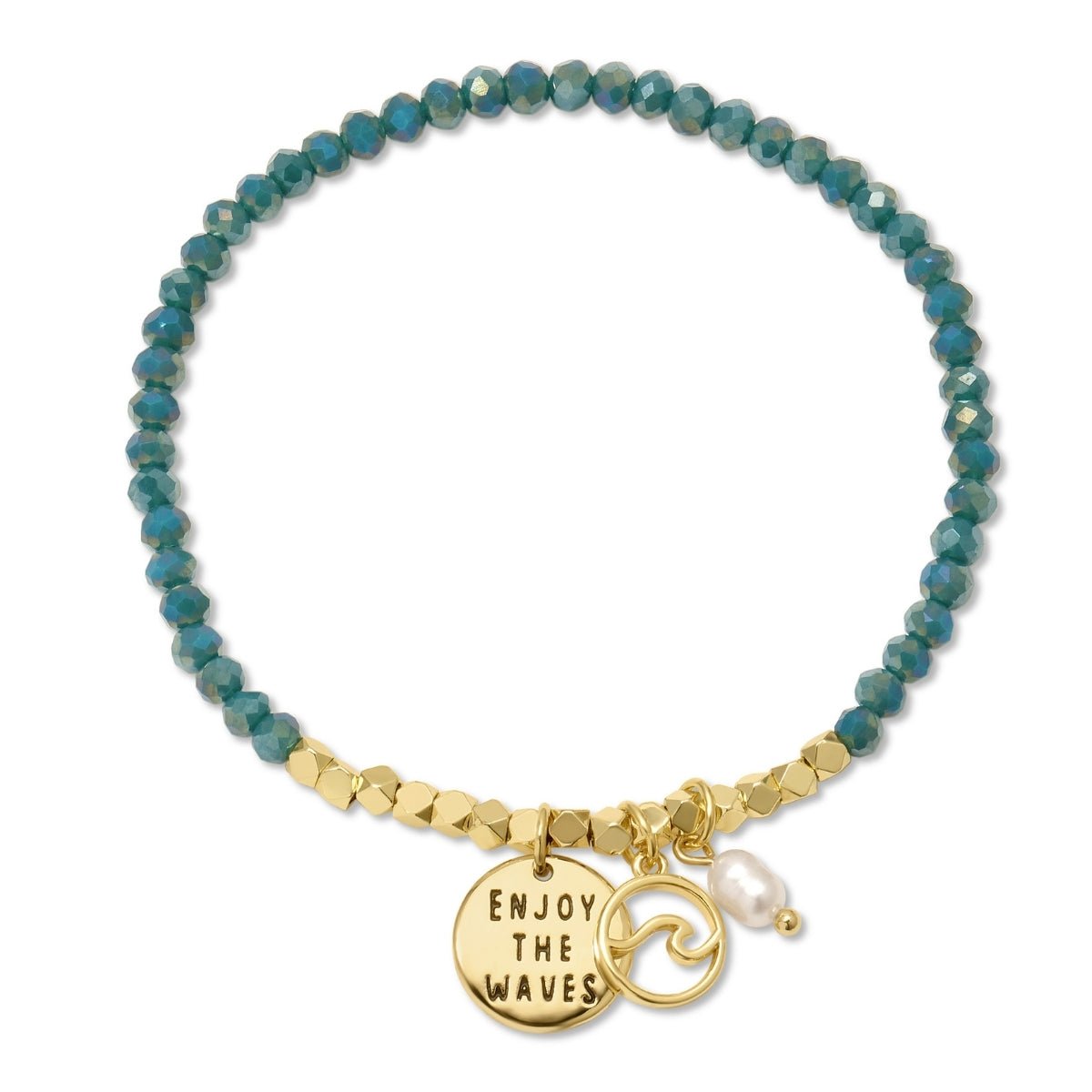 Enjoy The Waves Bracelet - Splendid Iris