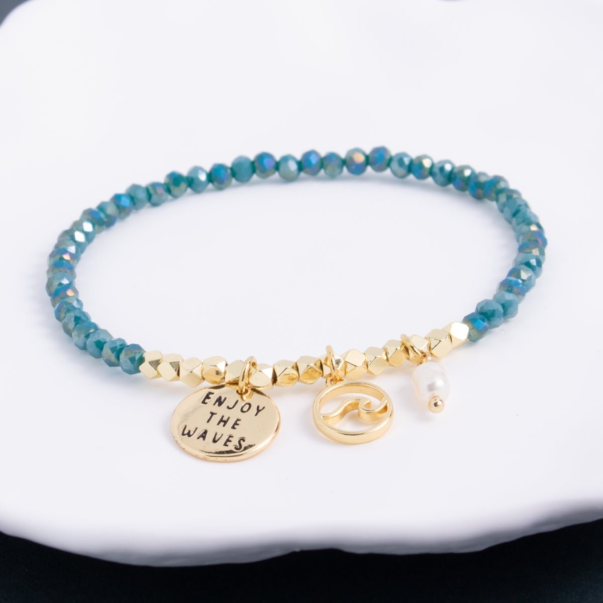 Enjoy The Waves Bracelet - Splendid Iris