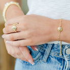 Seashell Pulley Bracelet - Splendid Iris