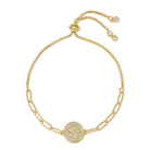 Sand Dollar Pulley Bracelet - Splendid Iris