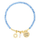Lake Life Stretch Charm Bracelet - Splendid Iris