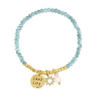 Lake Life Stretch Charm Bracelet - Splendid Iris