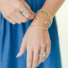 Paddling Stretch Charm Bracelet - Splendid Iris