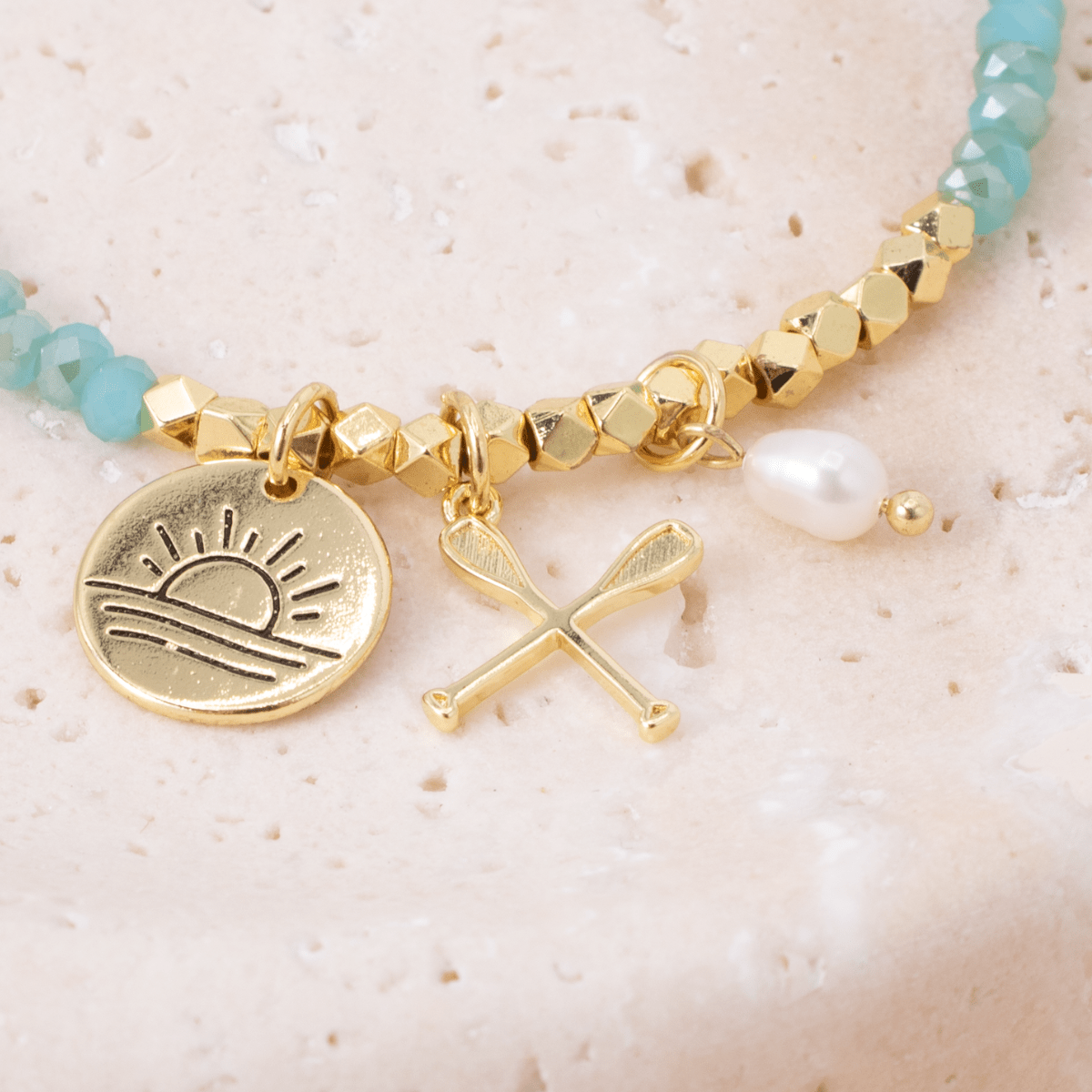 Paddling Stretch Charm Bracelet - Splendid Iris