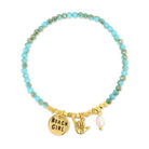 Beach Girl Hang Loose Charm Bracelet - Splendid Iris
