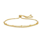 Double Row Delicate Chain Pulley Bracelet - Splendid Iris